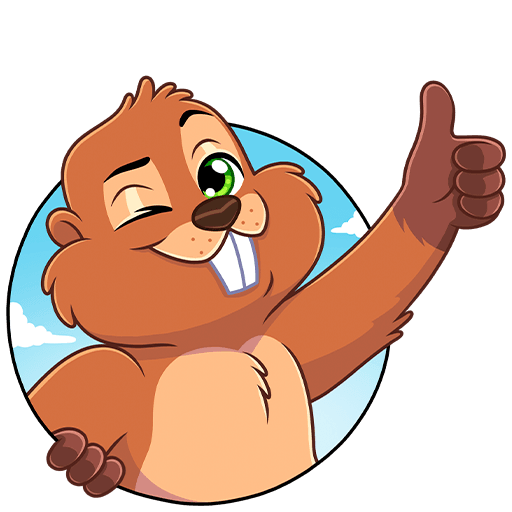 Стикеры с бобром в ВК