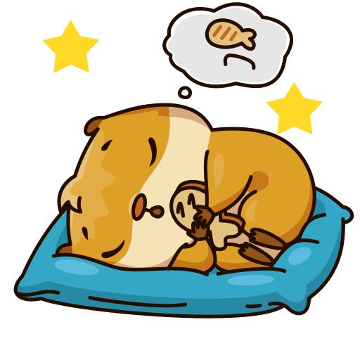 Спящий стикер