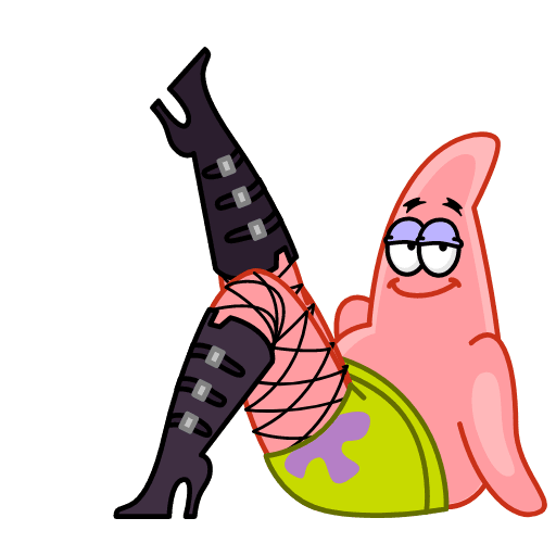 Патрик из Спанч Боба в сапогах