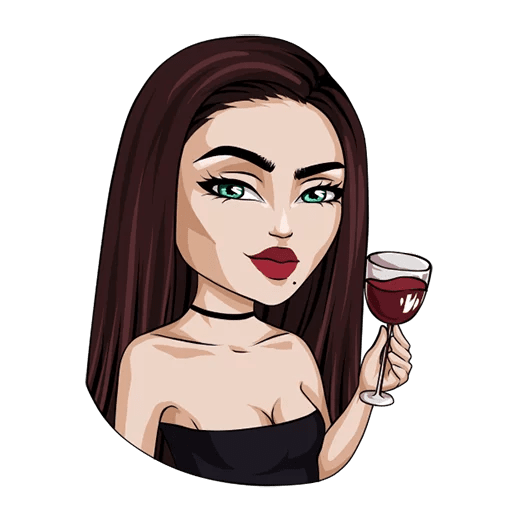 Стикеры девушки