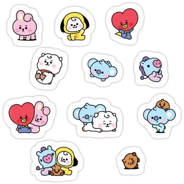 БТС Стикеры bt21