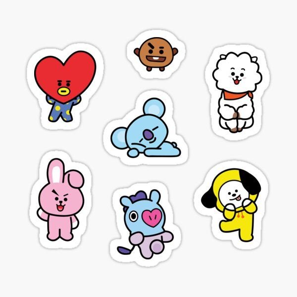 Bt21 BTS Стикеры