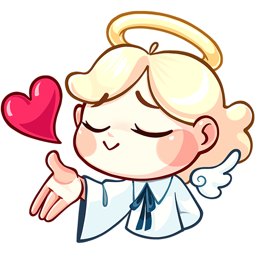 Стикер с нимбом