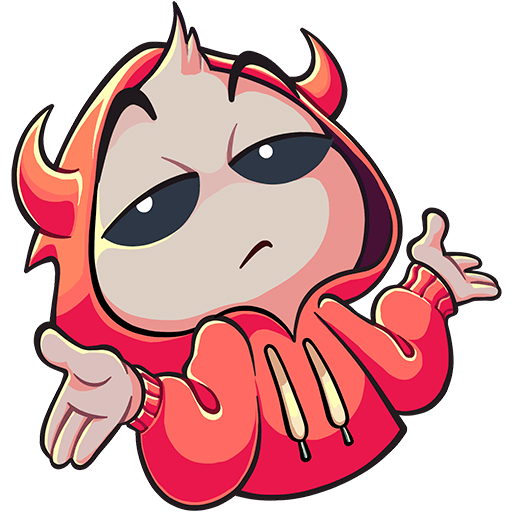 Стикер с нимбом