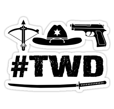 Наклейки the Walking Dead