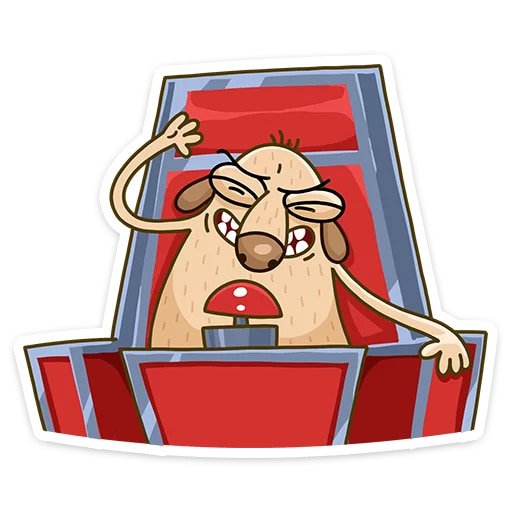 Герои мышки и Клавы Стикеры