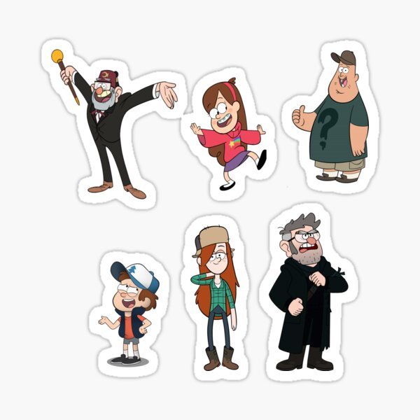 Герои Гравити Фолз сахарная печать