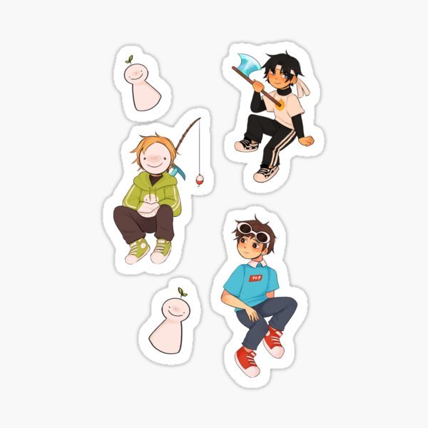 Стикеры для телефона с Ranboo