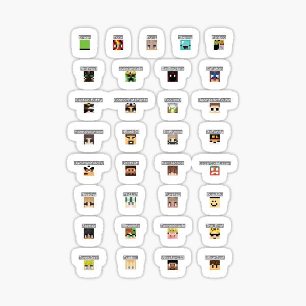 Стикеры dream smp (50 фото)