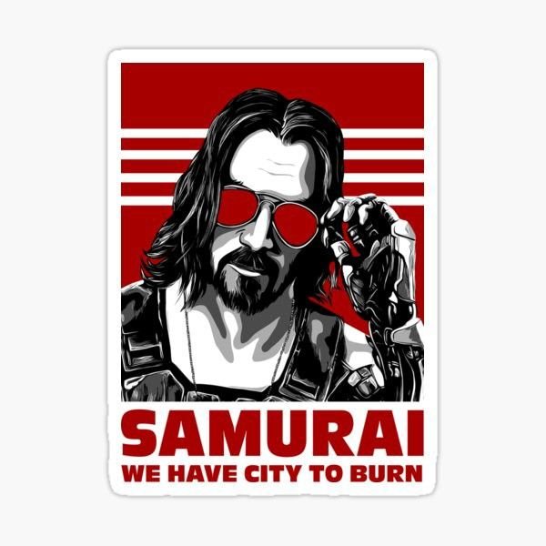 Cyberpunk 2077 наклейки