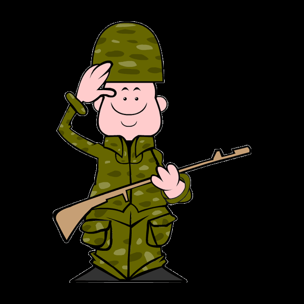 Гиф солдат отдает честь