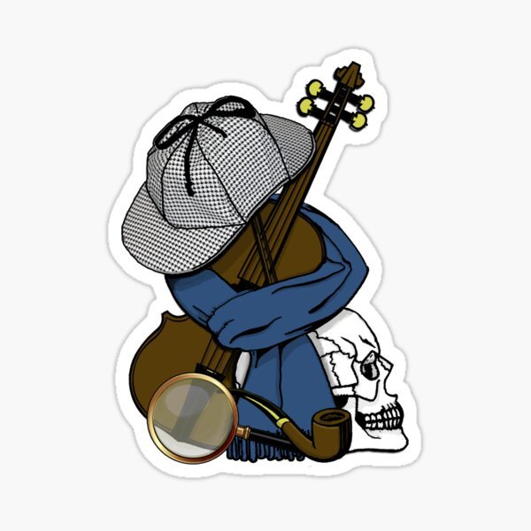 Наклейки Шерлок Холмс