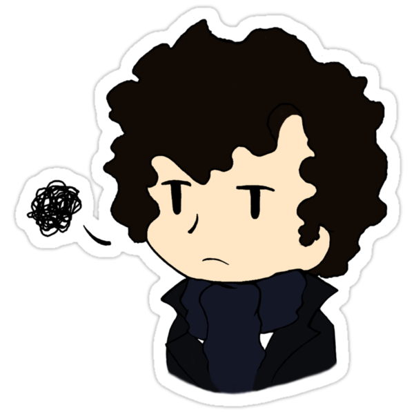 Стикеры для распечатки Шерлок