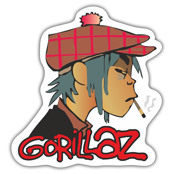 2-D Gorillaz стикер