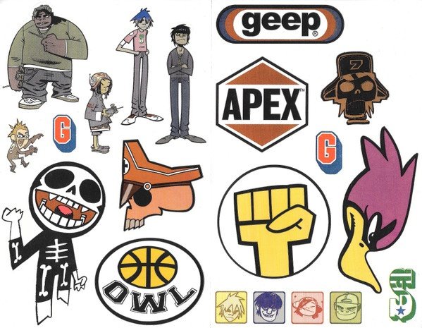 Gorillaz Стикеры