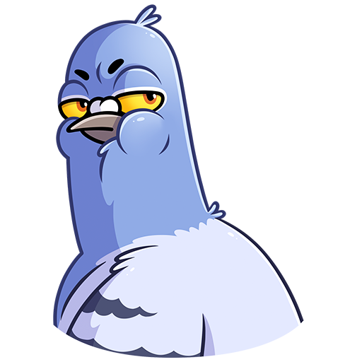 Набор стикеров голубь Михаил