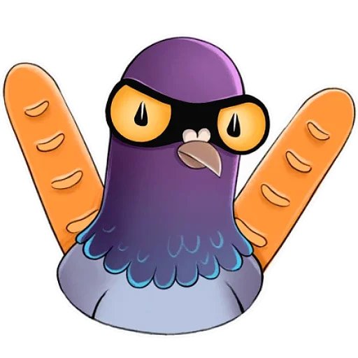 Смешные Стикеры голубь