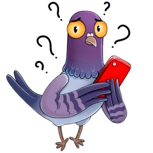 Набор стикеров голубь Михаил