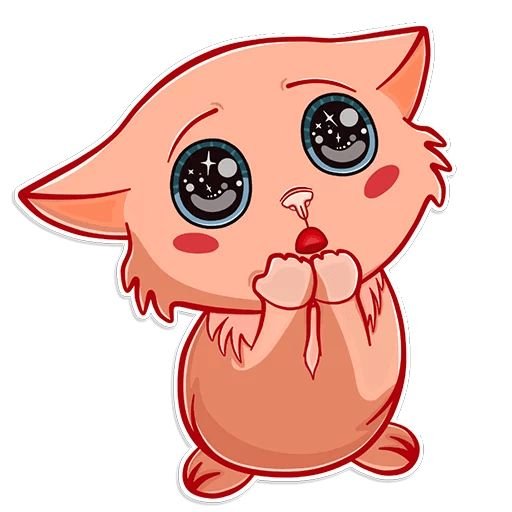 Милый смайлик котик