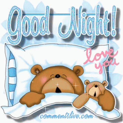 Спокойной ночи на английском