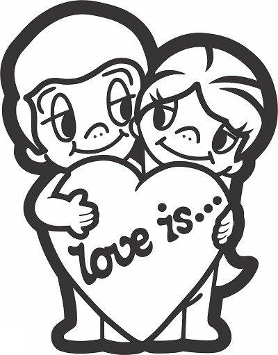 Стикеры сердечки