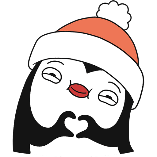 Пингвин пинг Стикеры