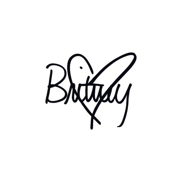 Бритни Спирс надпись