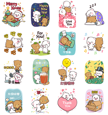 Милк и моча Стикеры