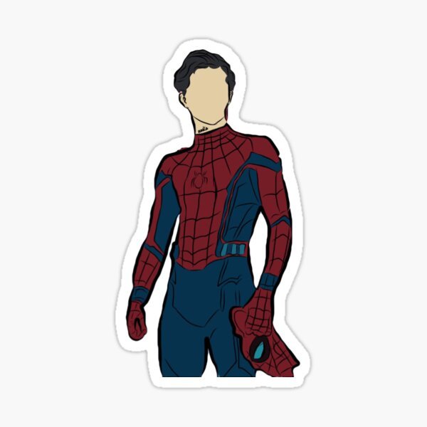 Человек паук том Холланд Стикеры