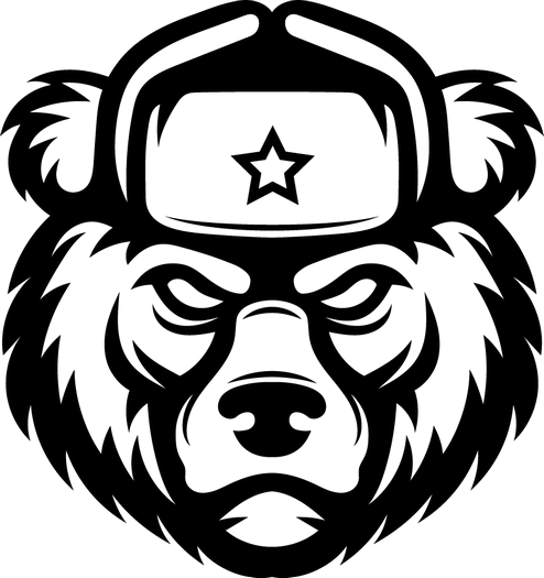 Медведь в ушанке