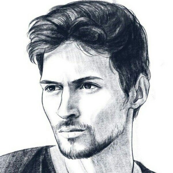 Павел Дуров портрет вектор