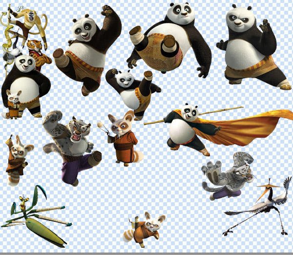 Герои кунг фу Панда герои
