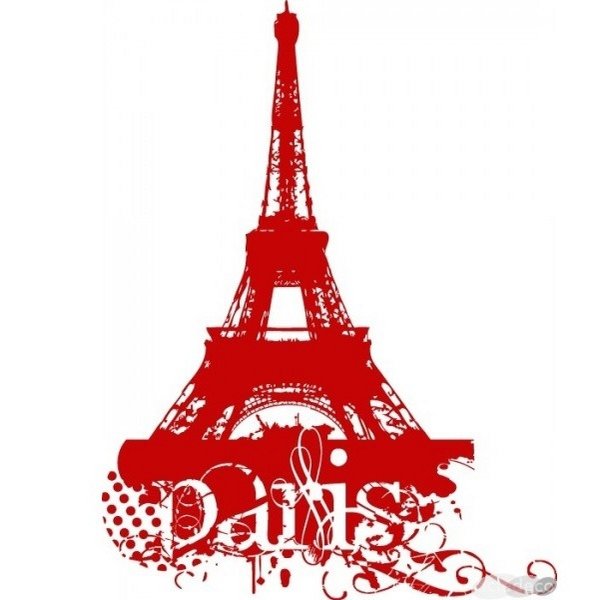 Эйфелева башня стикер