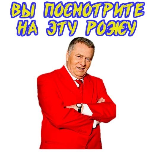 Стикеры с Жириновским для WHATSAPP