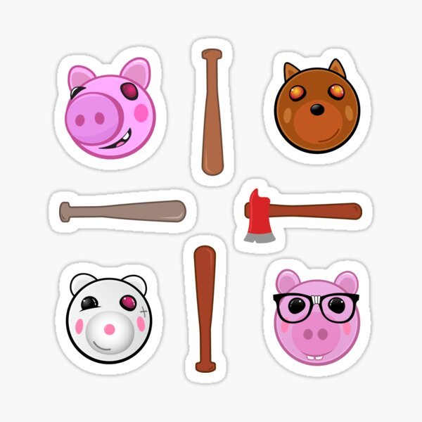 Стикеры Пигги РОБЛОКС