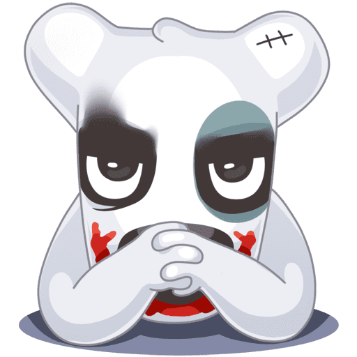 Ночь ужаса Стикеры