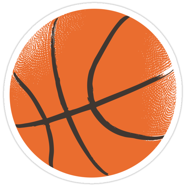 Наклейка баскетбольный мяч