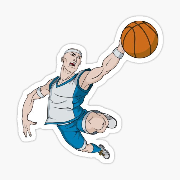 Баскетболист мультяшка