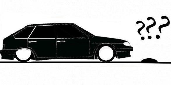 ВАЗ 2114 силуэт спереди