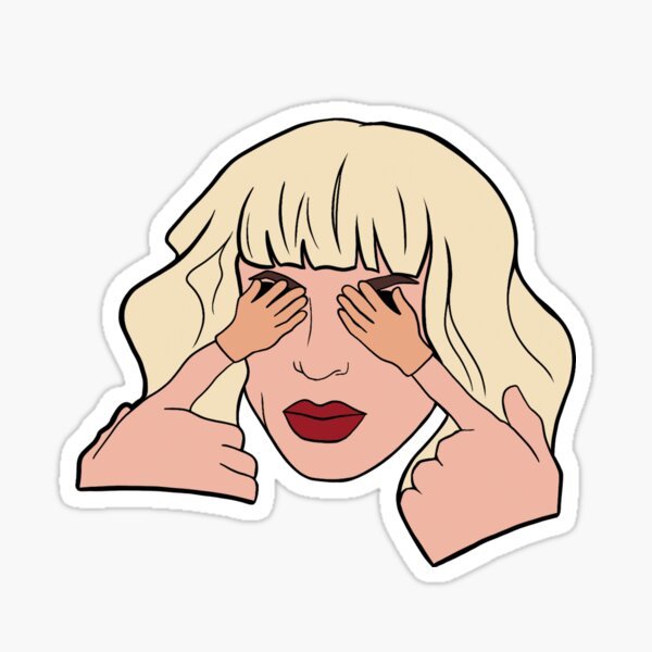 Стикер Катя злодей