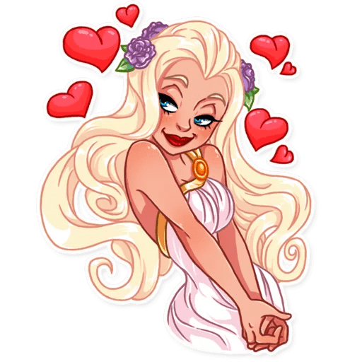 Стикеры девушки