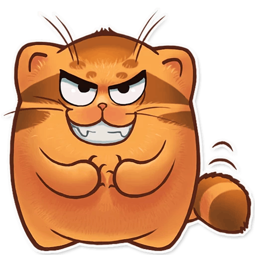 Стикеры кот Манул