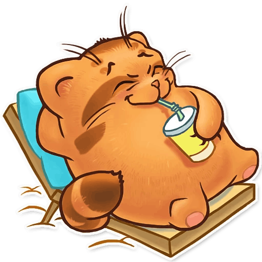 Стикеры кот Манул