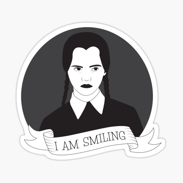Wednesday Addams стикер