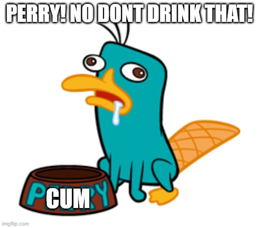 Стикеры Перри Утконос телеграмм