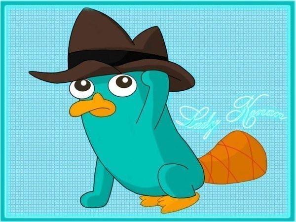 Перри Утконос в детстве