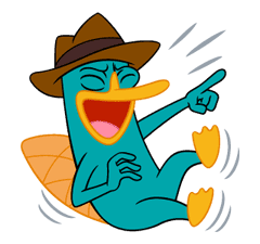 Перри Утконос фото Стикеры