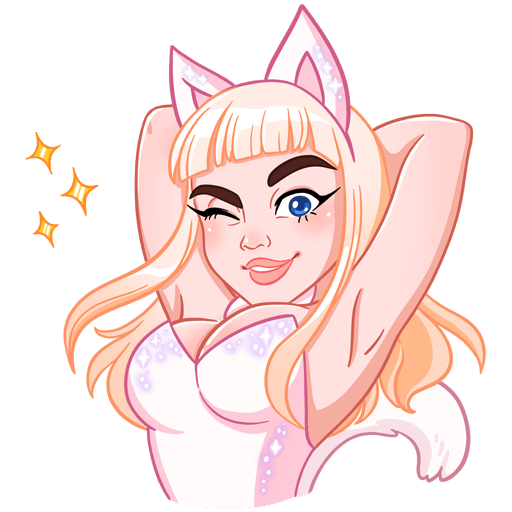 Кошечка Каталина Стикеры