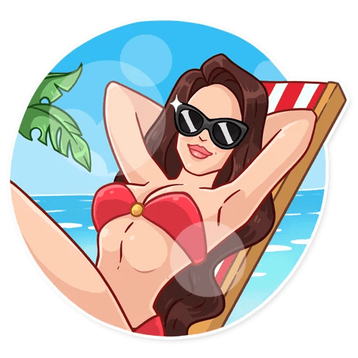 Набор стикеров Каталина