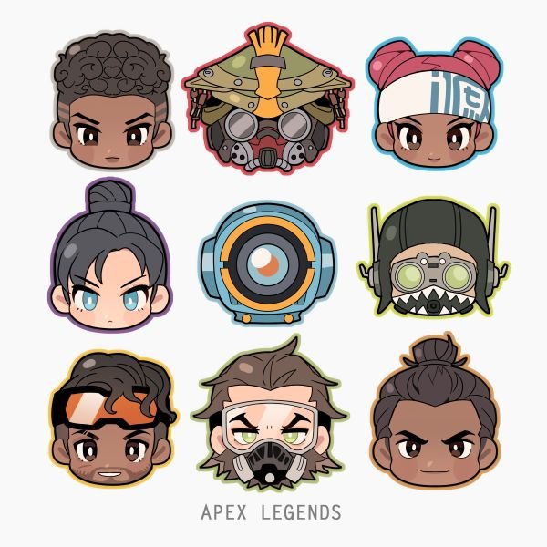 Стикеры Apex Legends Wraith